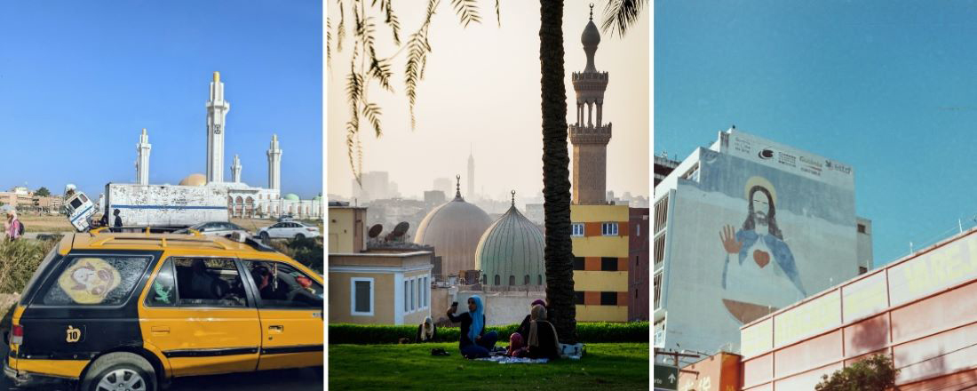 Bildcollage zum Master Religion and Global Futures